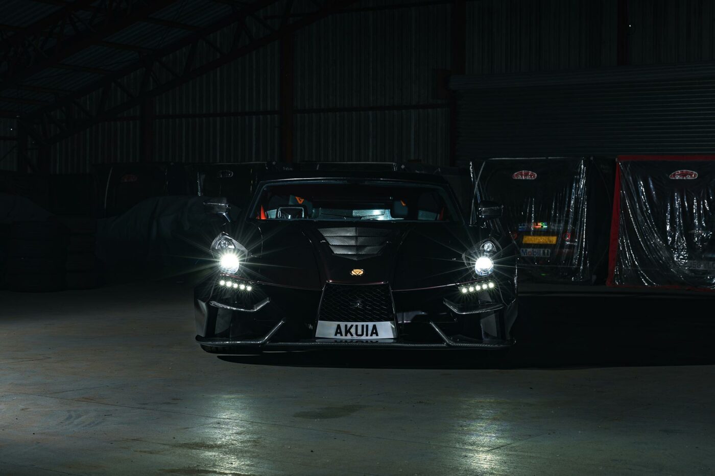 black Ginetta akula supercar