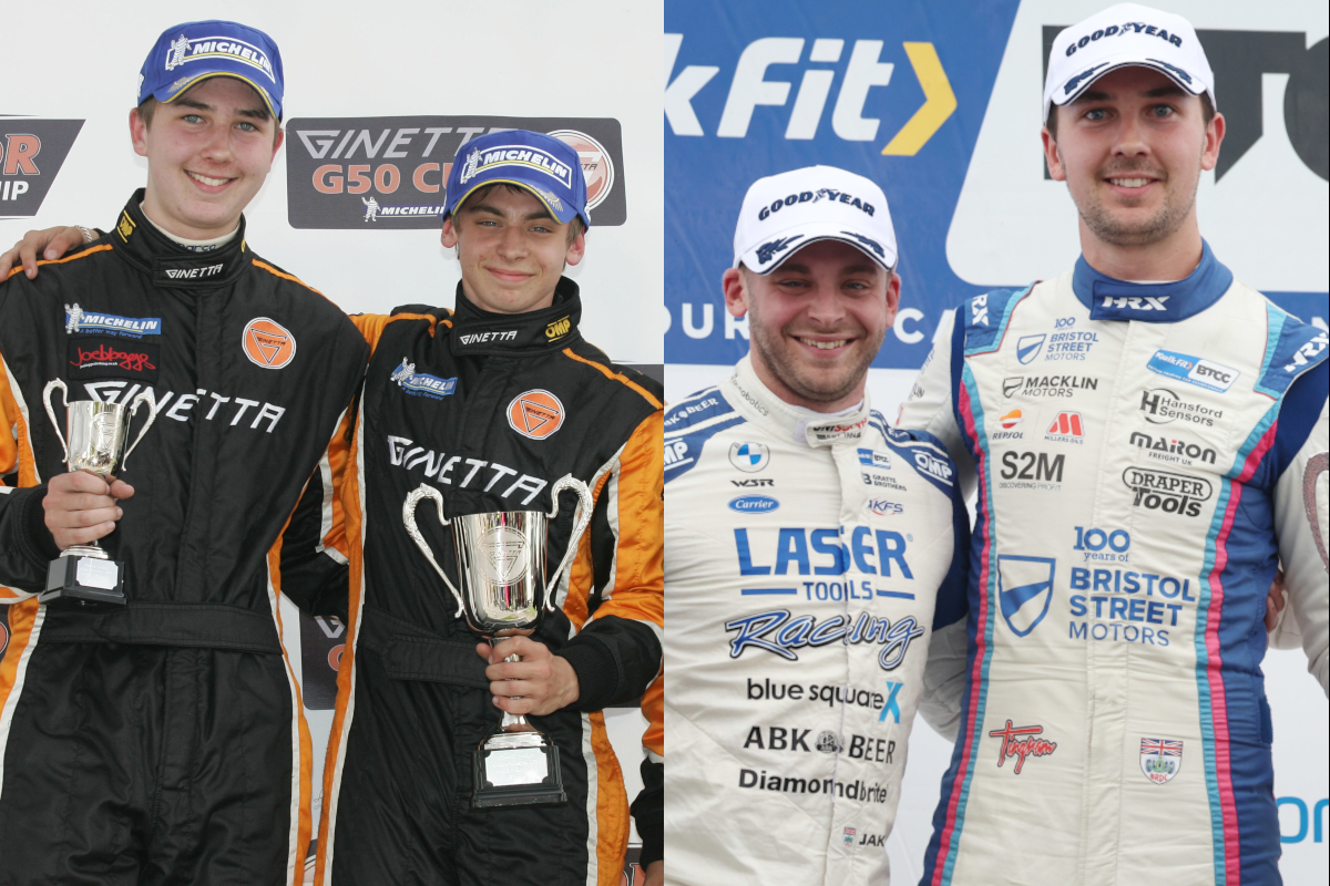 Tom Ingram and Jake Hill sharing the podium in 2010 and 2024.